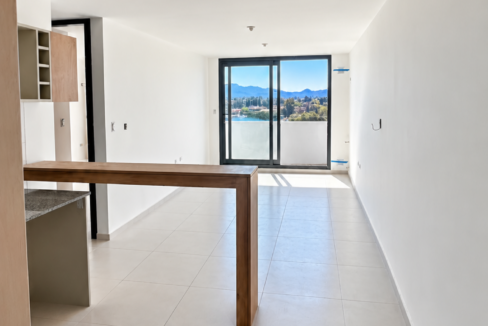 Apartamento minimalista con vistas al lago