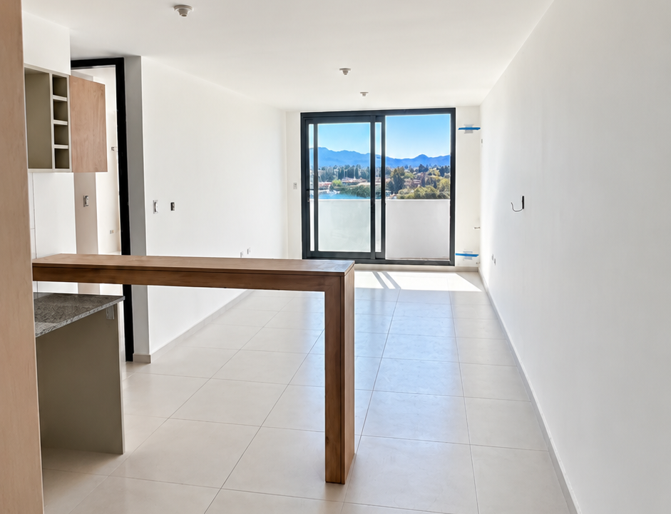Apartamento minimalista con vistas al lago